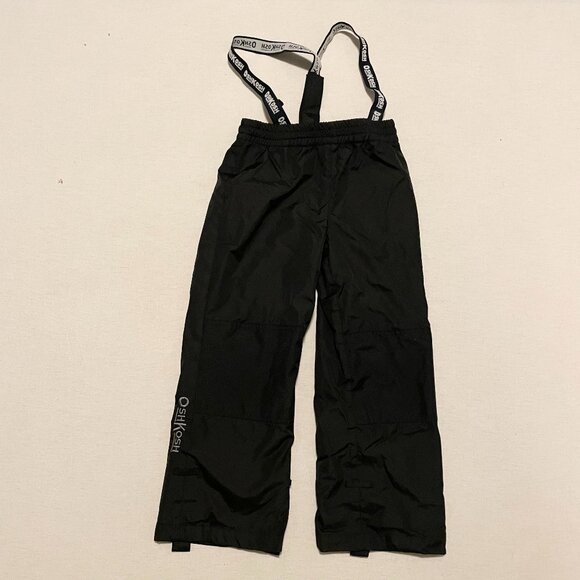 OshKosh B'gosh Black Kids Bottoms with Suspenders - Picture 1 of 14